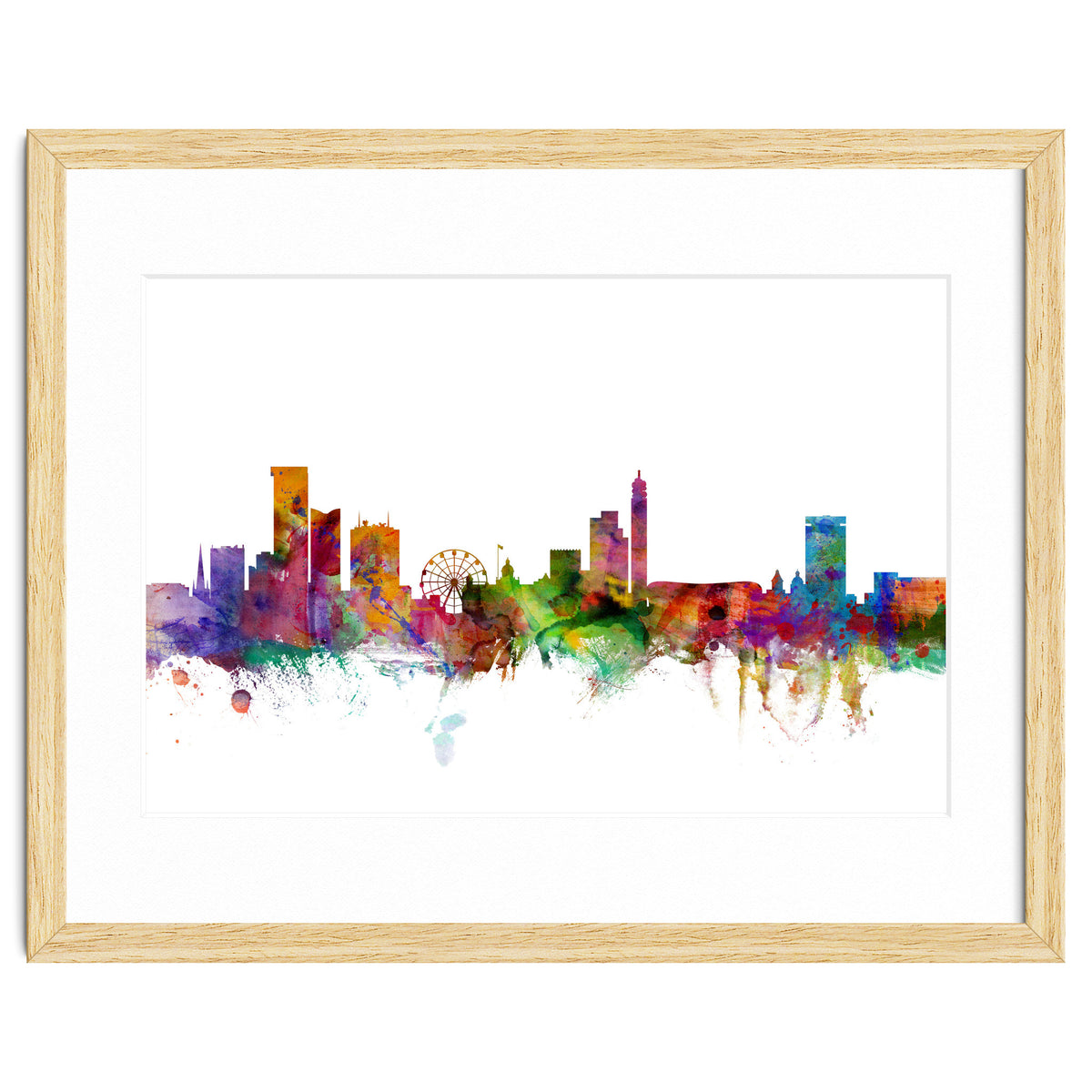 Birmingham England Skyline