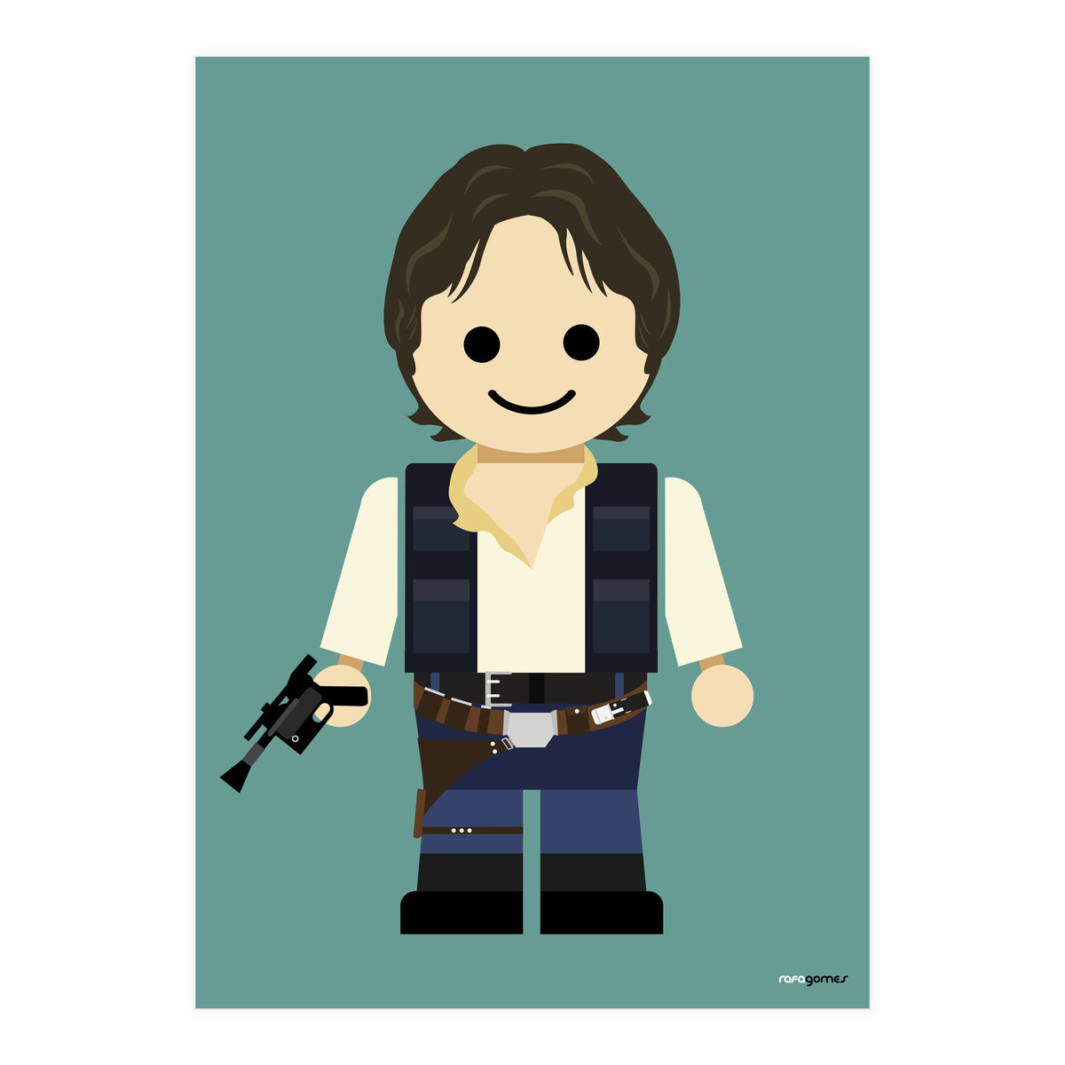 Hans Solo Toy (Print Only)