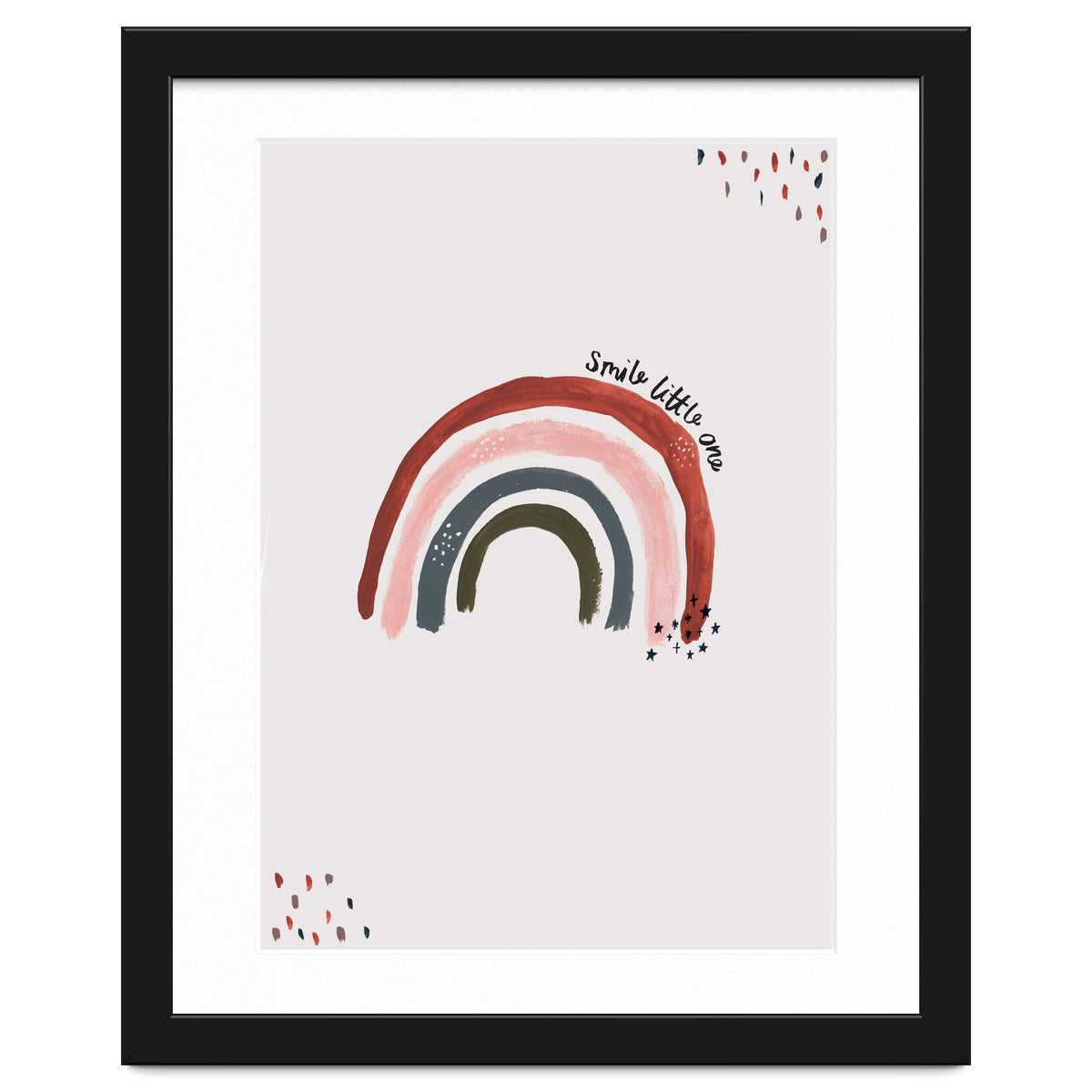 Smile Little One Rainbow Portrait