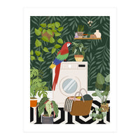 Tropical Laundry Room (Print Only)