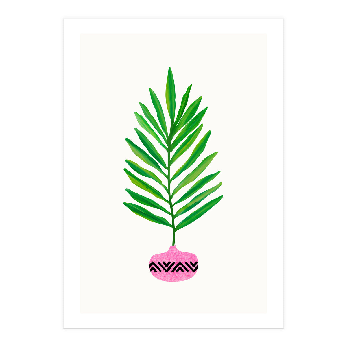 Modern Tropical Leaf (Print Only)