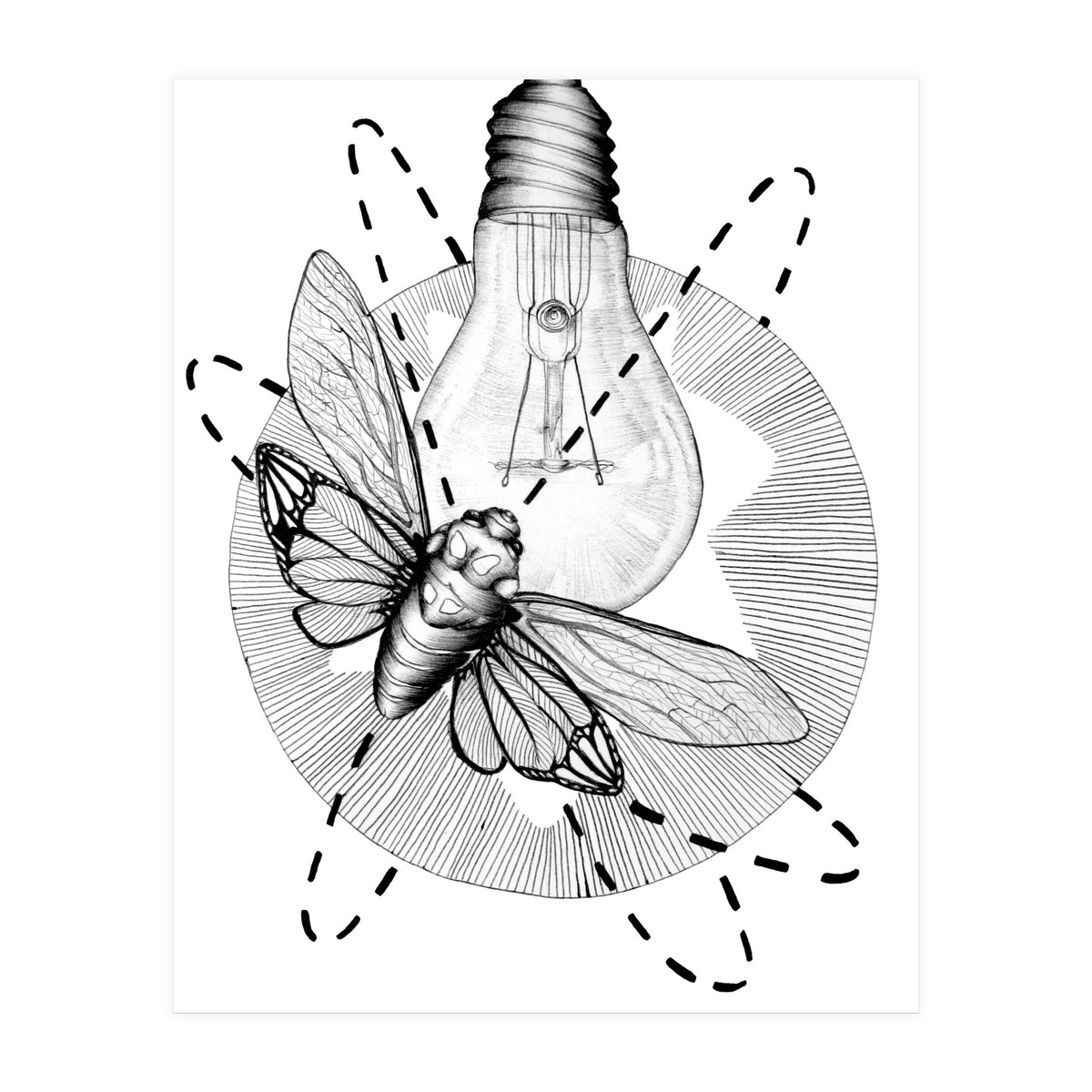 Moth To The Flame (Print Only)