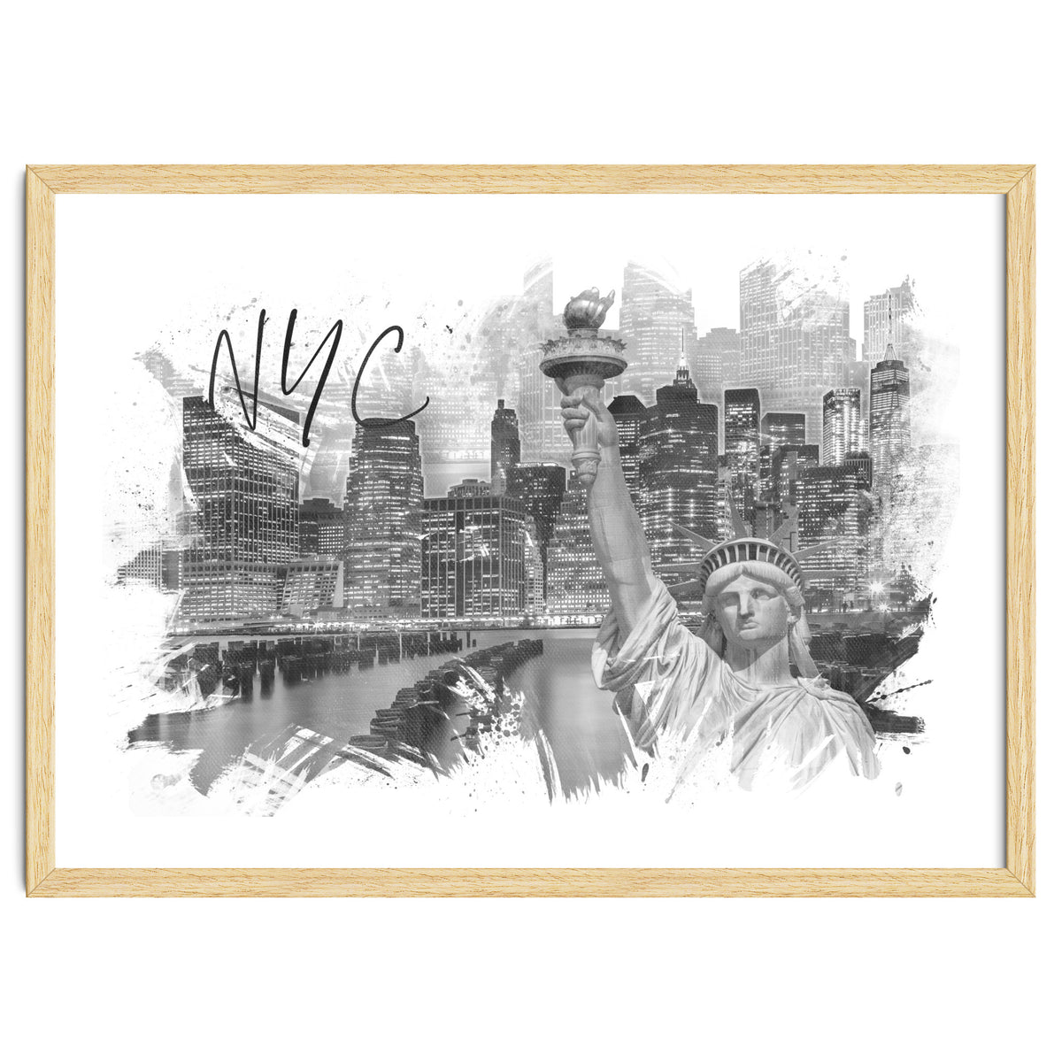 Trendy MANHATTAN Collage