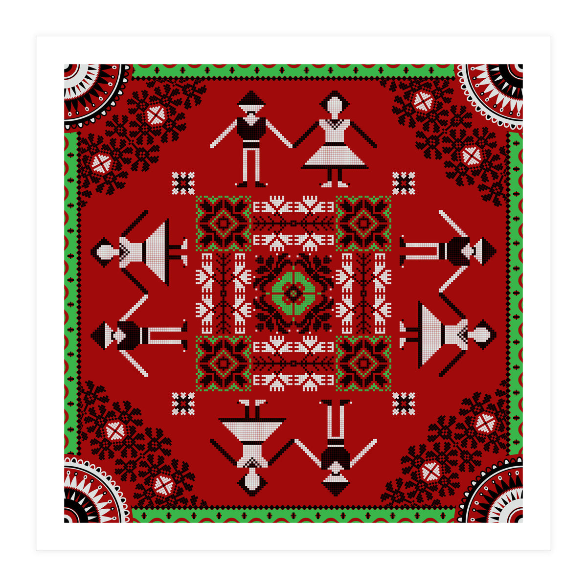 Romanian Traditional Pattern 3 (Print Only)