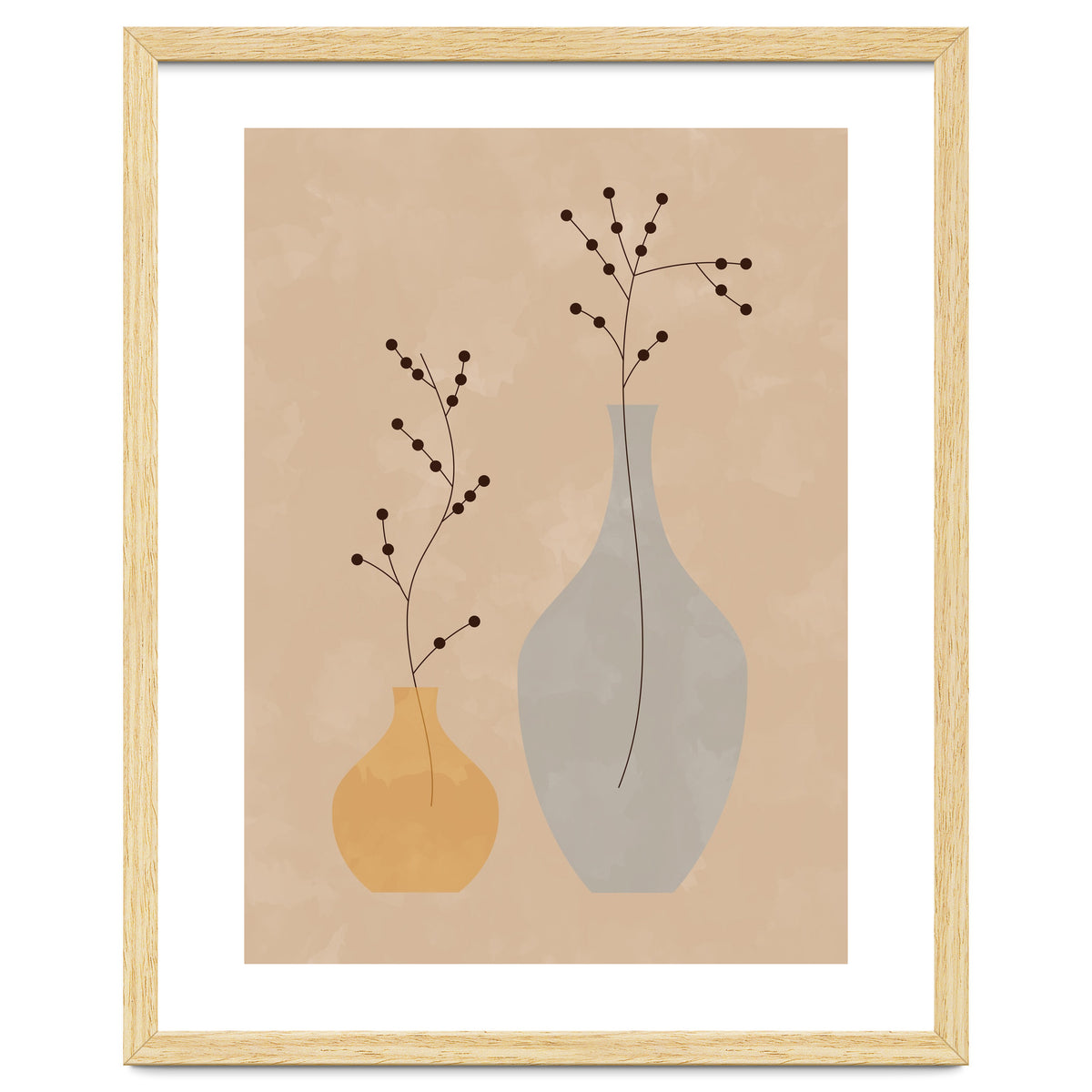 Mid Century Boho Pottery