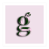 Pink & Green G (Print Only) thumbnail