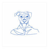 One Line Art Dog  (Print Only) thumbnail