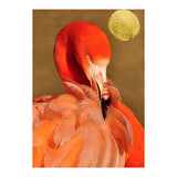Flamingo With Golden Sun (Print Only) thumbnail