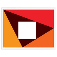 Geometric Shapes No. 23 - red & orange