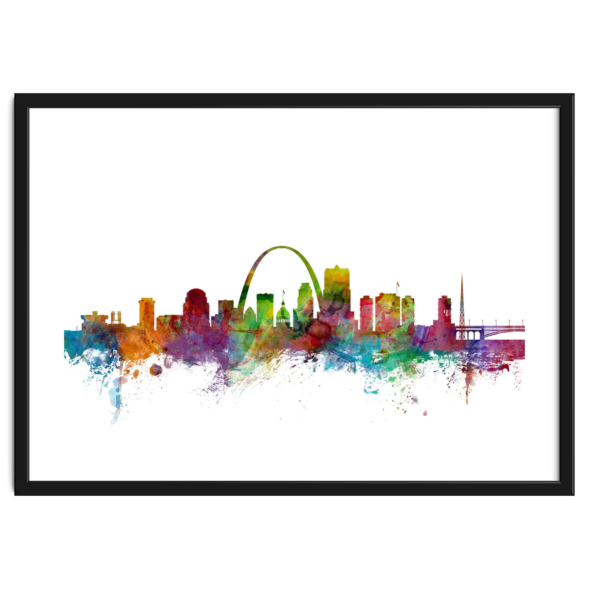 St Louis Missouri Skyline