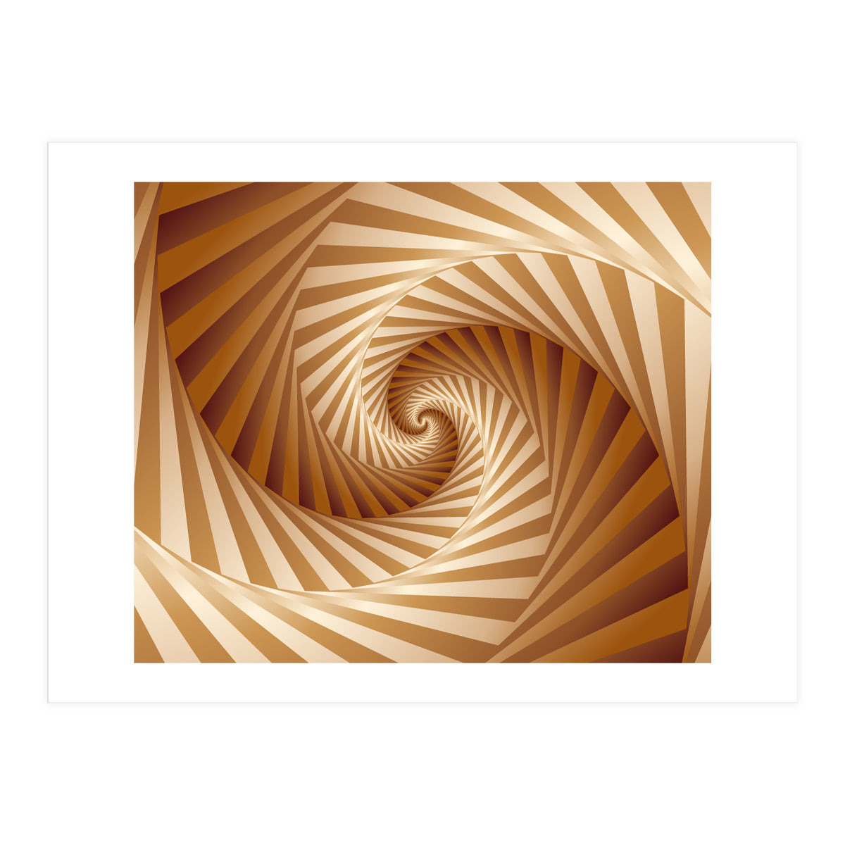 3D Effect Spiral Pattern (Print Only)