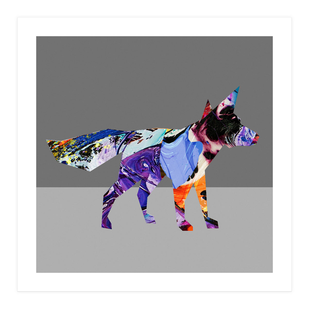 Crazy Ab Fox (Print Only)