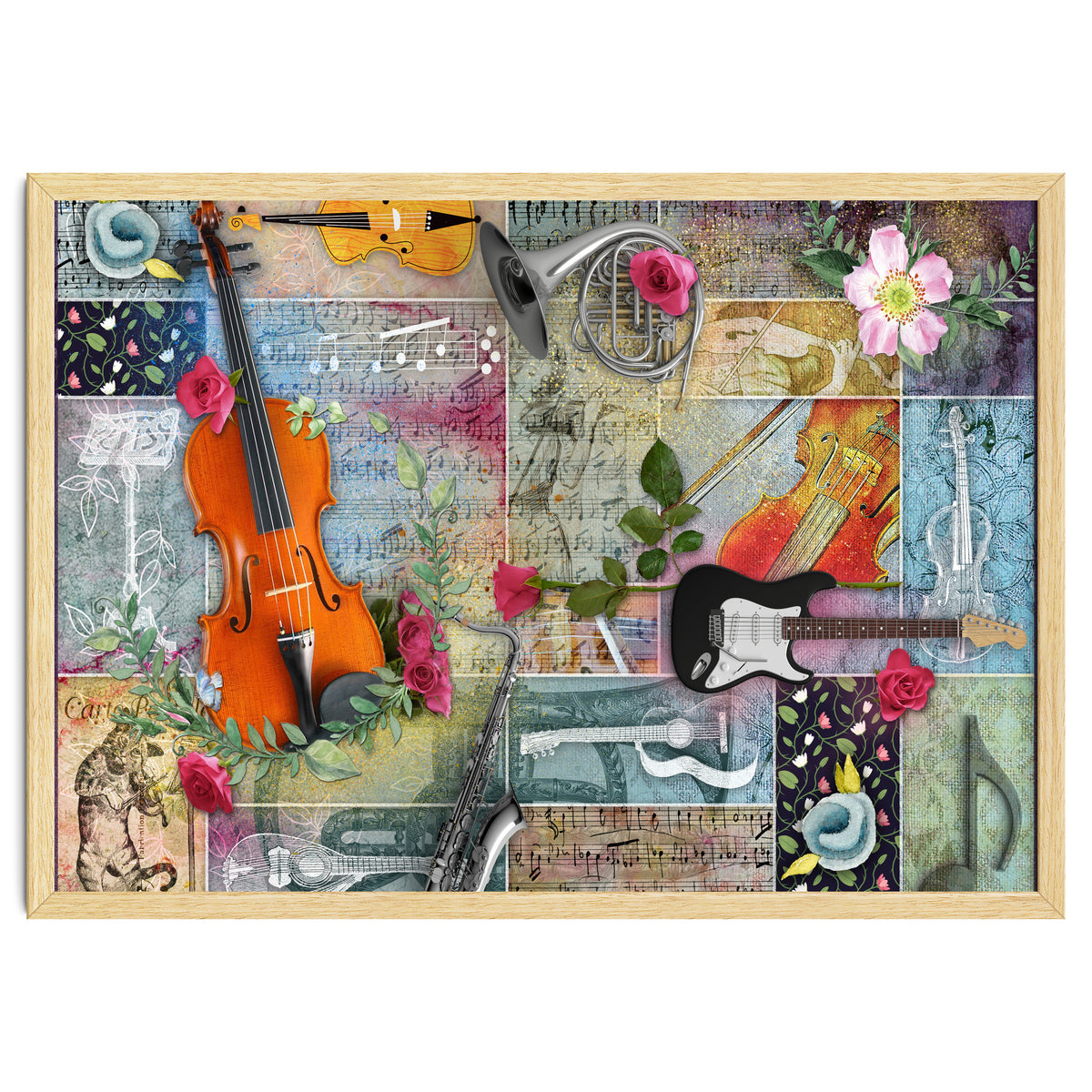 Musical Garden Collage