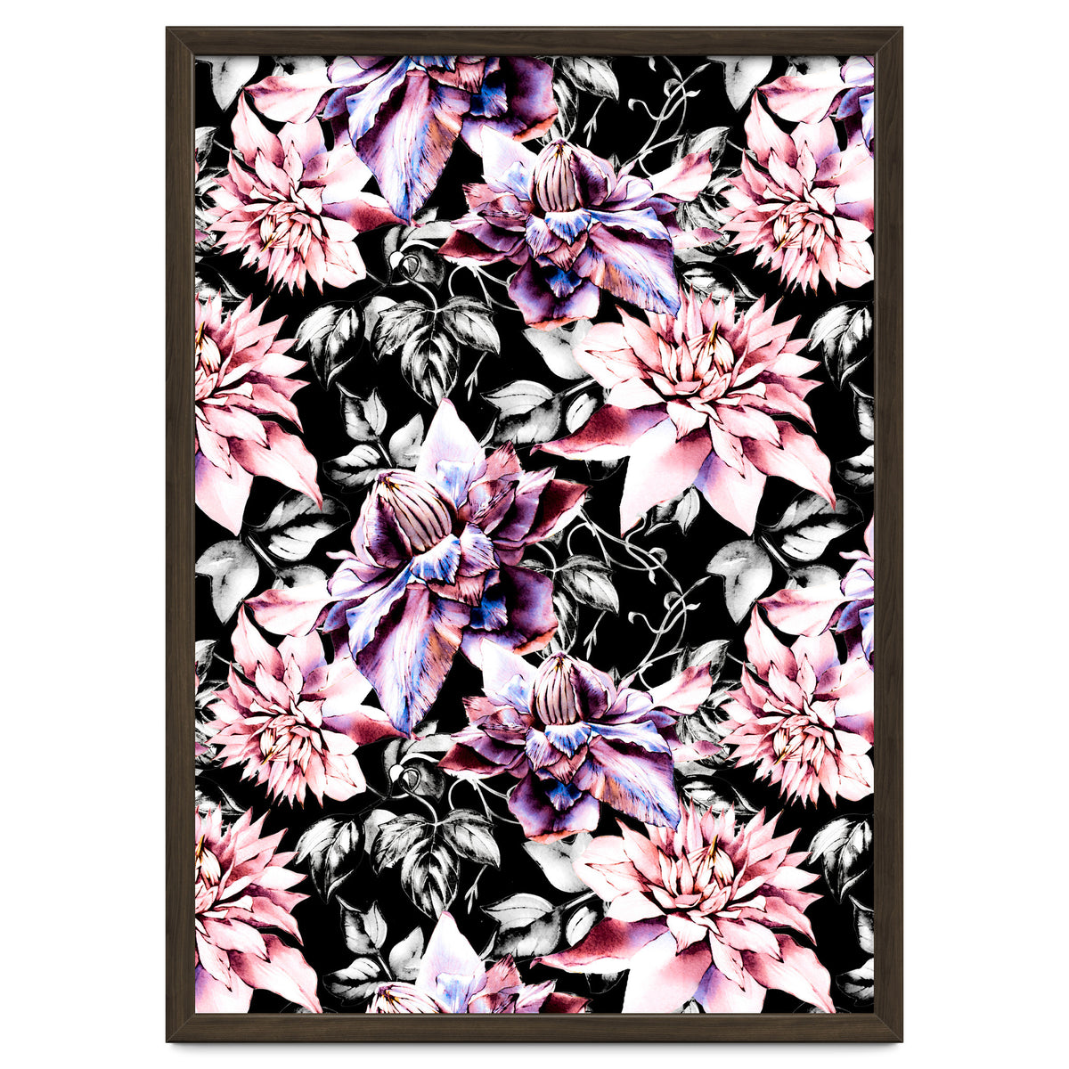 Pink bloom in the dark