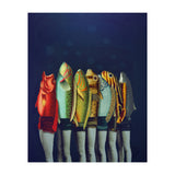 A Gaggle Of Reverse Mermaids (Print Only) thumbnail