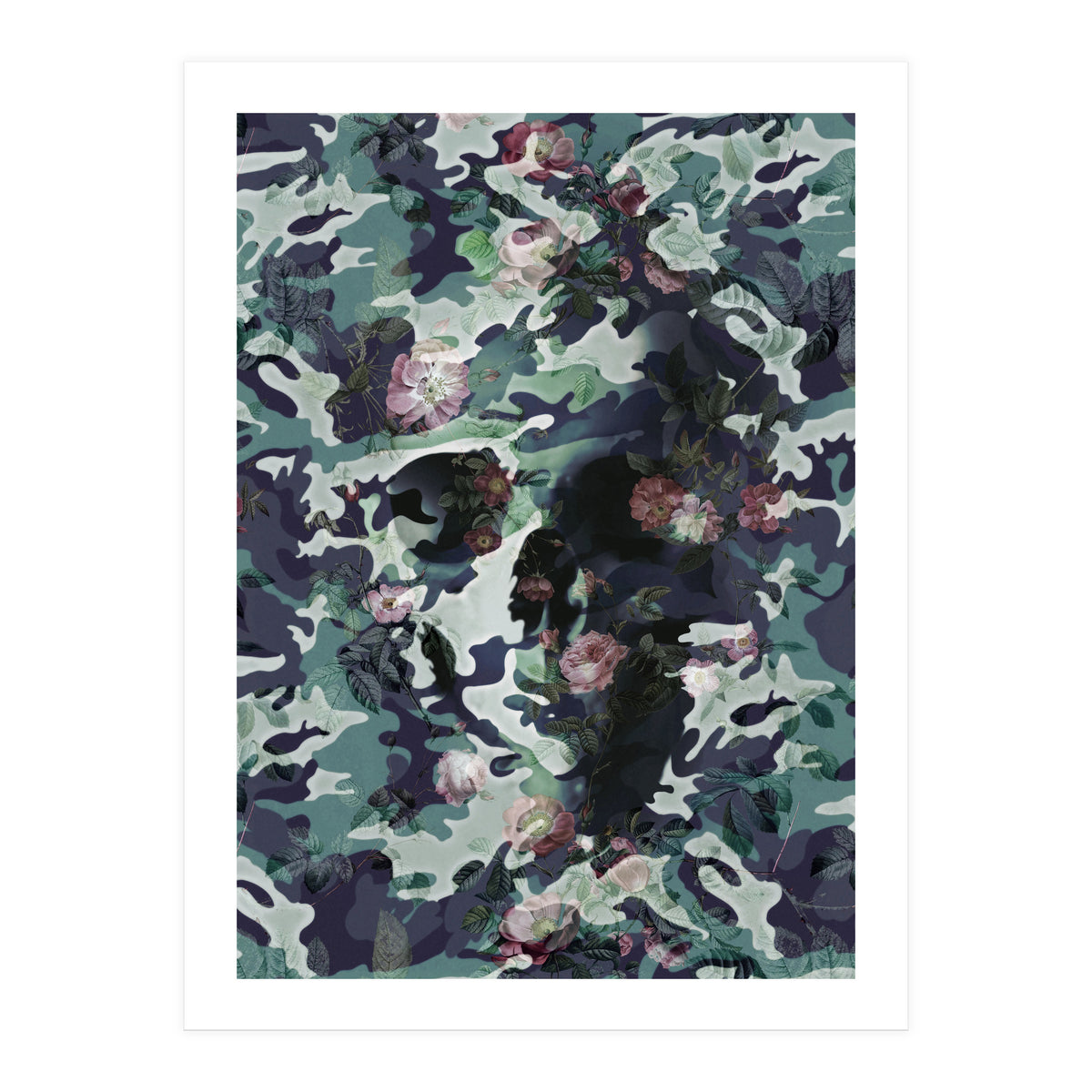 Camo Skull (Print Only)
