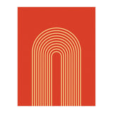 Rainbow Lines Mid Century Geometric Art (Print Only) thumbnail