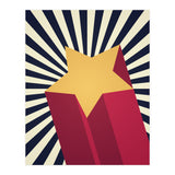 Mid Century 3d Star (Print Only) thumbnail