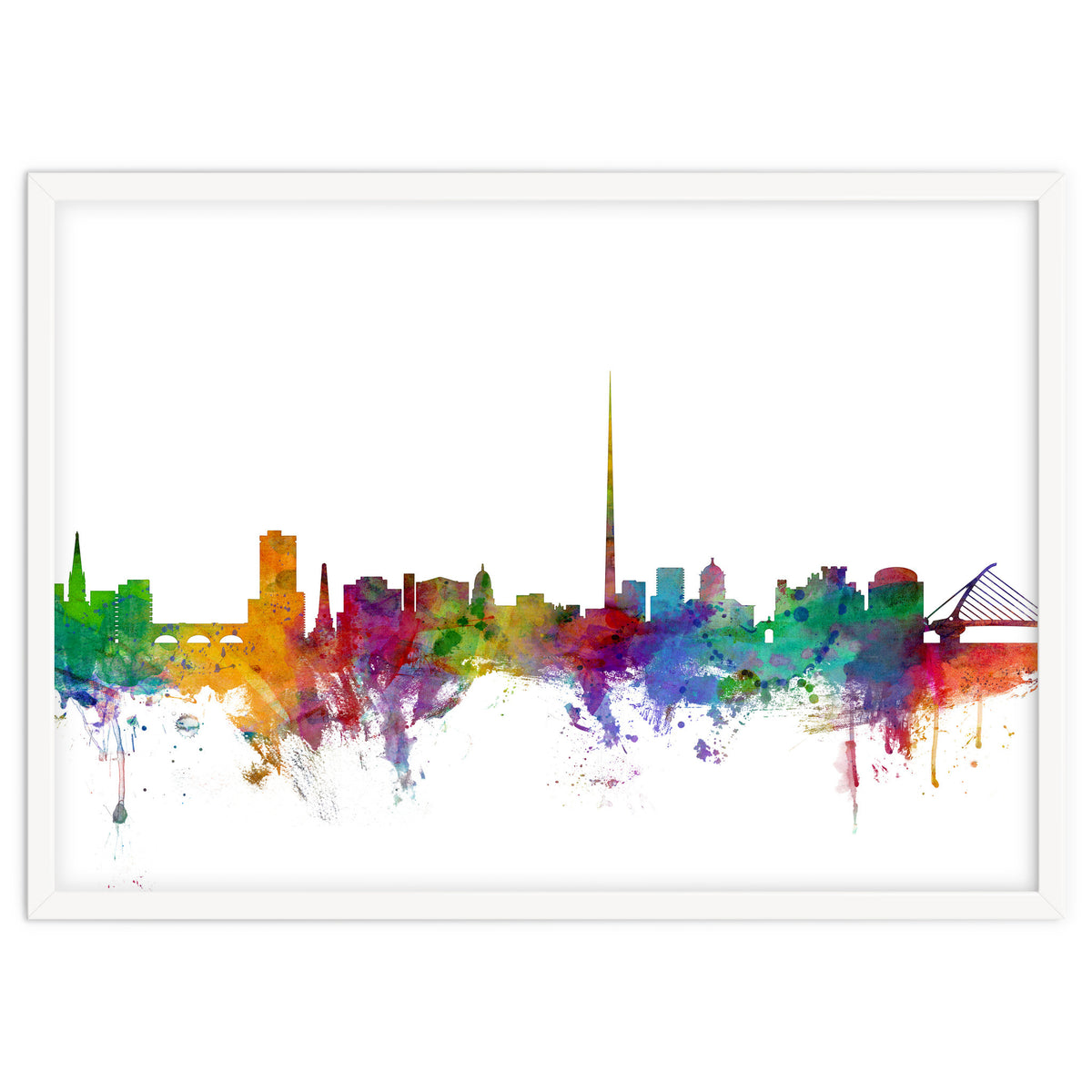 Dublin Ireland Skyline