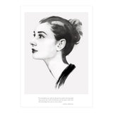 Audrey Hepburn, Quote Black (Print Only) thumbnail