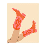 Cowgirl Boots Risography (Print Only) thumbnail