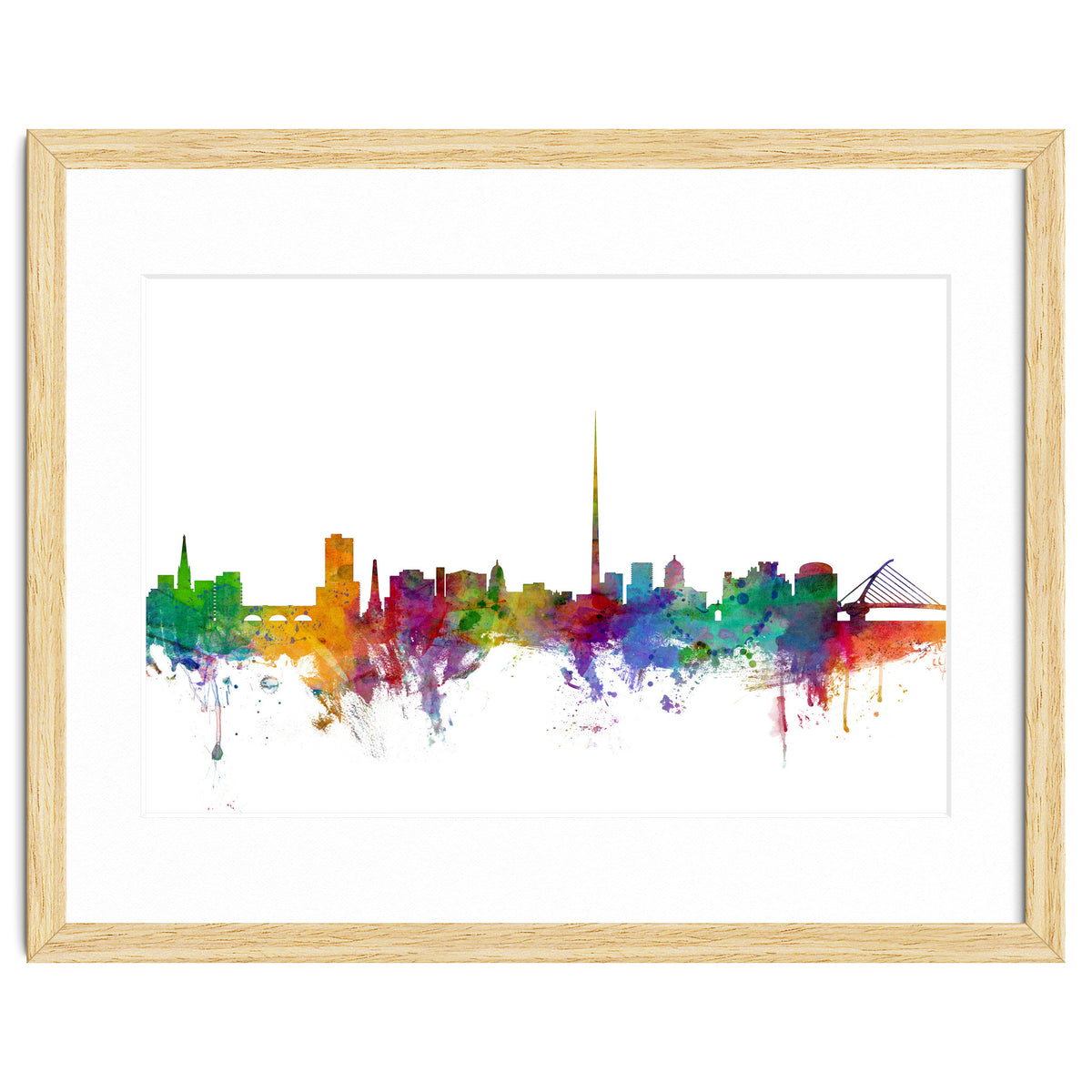 Dublin Ireland Skyline