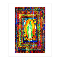 Graffiti Digital 2022 336 and Virgin of Guadalupe (Print Only)