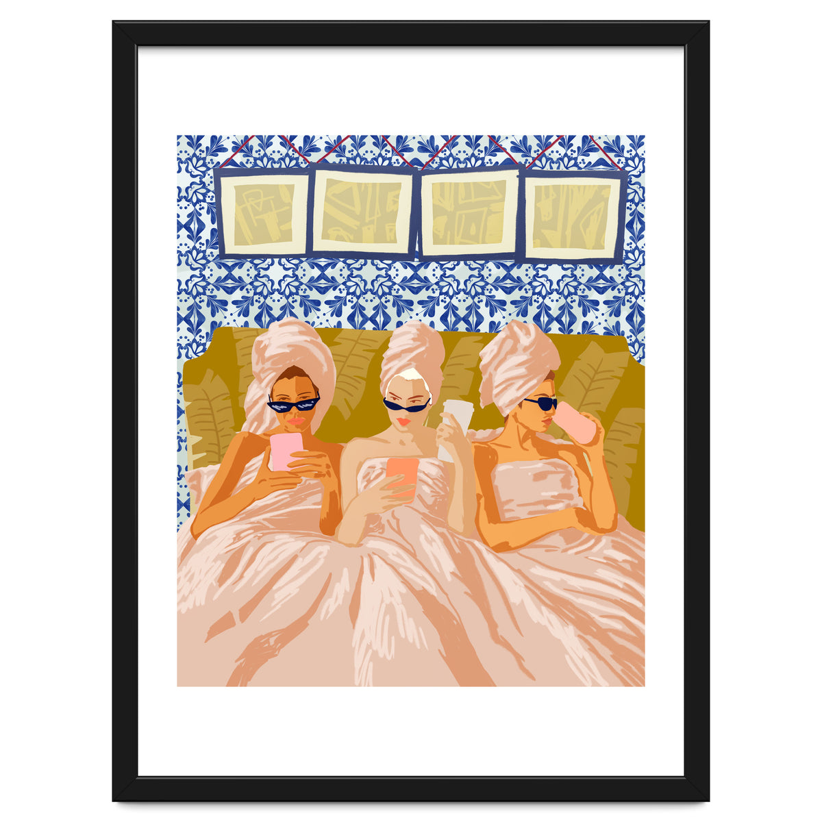 Ladies-Only Club | Girl Talk Slumber Party BFF | Bohemian Feminism Independent Moroccan Women