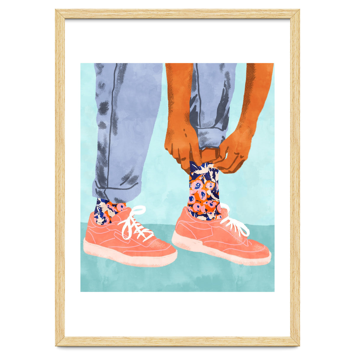 Pull Up Those Pretty Socks! | Optimism Hustle Positivity | Good Vibes Luck Po