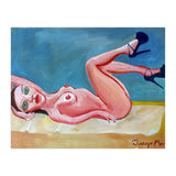 Reclining girl (Print Only) thumbnail