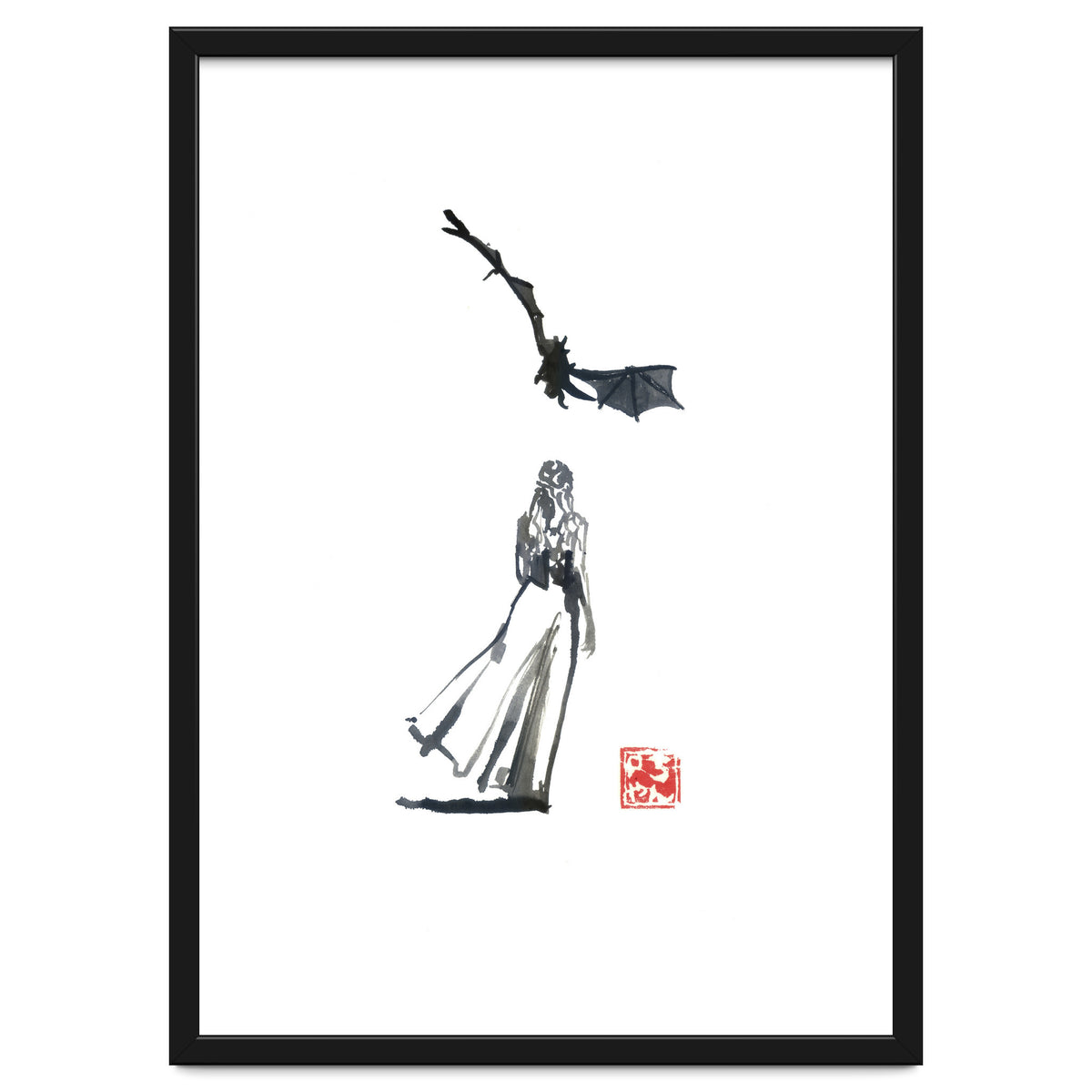 daenerys targaryen and the dragon