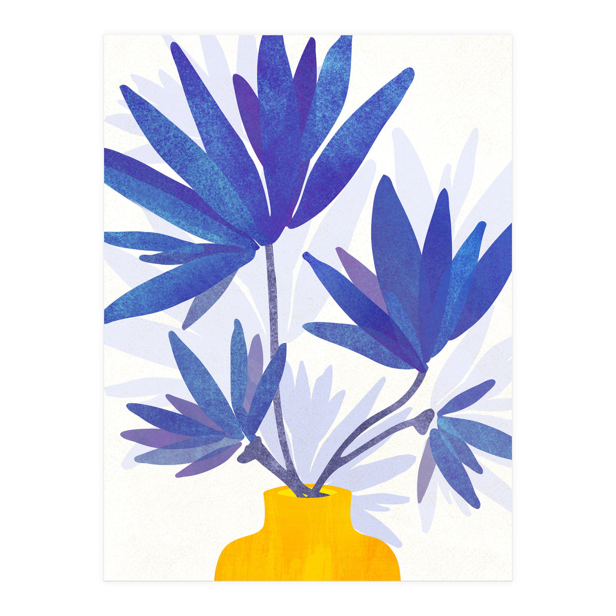 Indigo Blooms (Print Only)