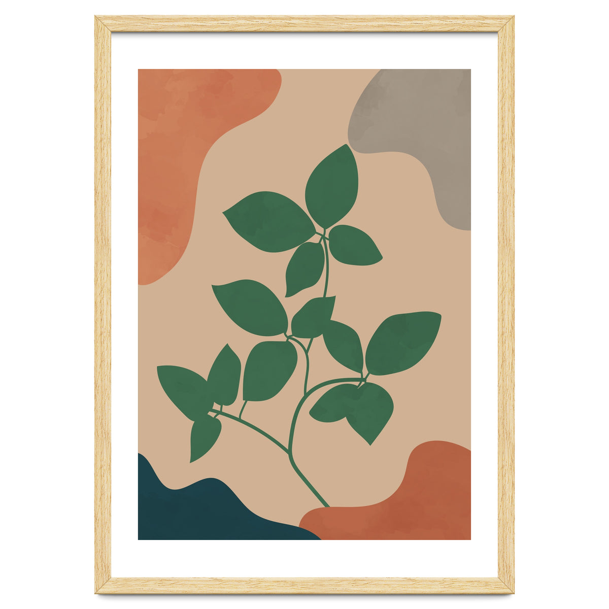 Botanical Neutral Earthy Tones