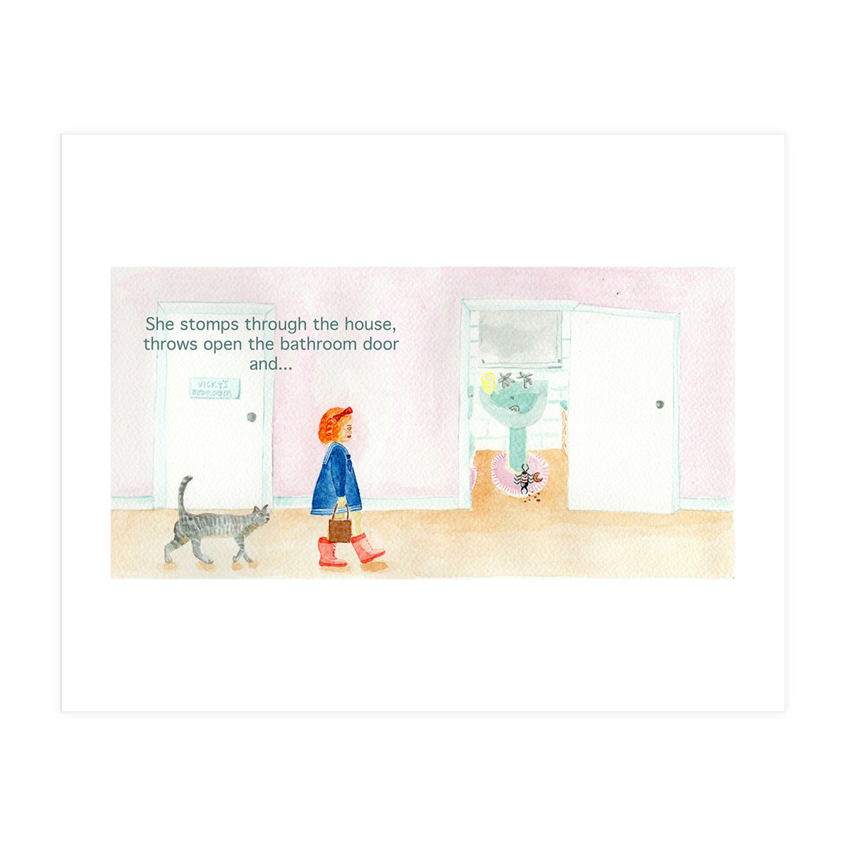 Vicky Licketts & the Little Grey Woodlouse (Print Only)