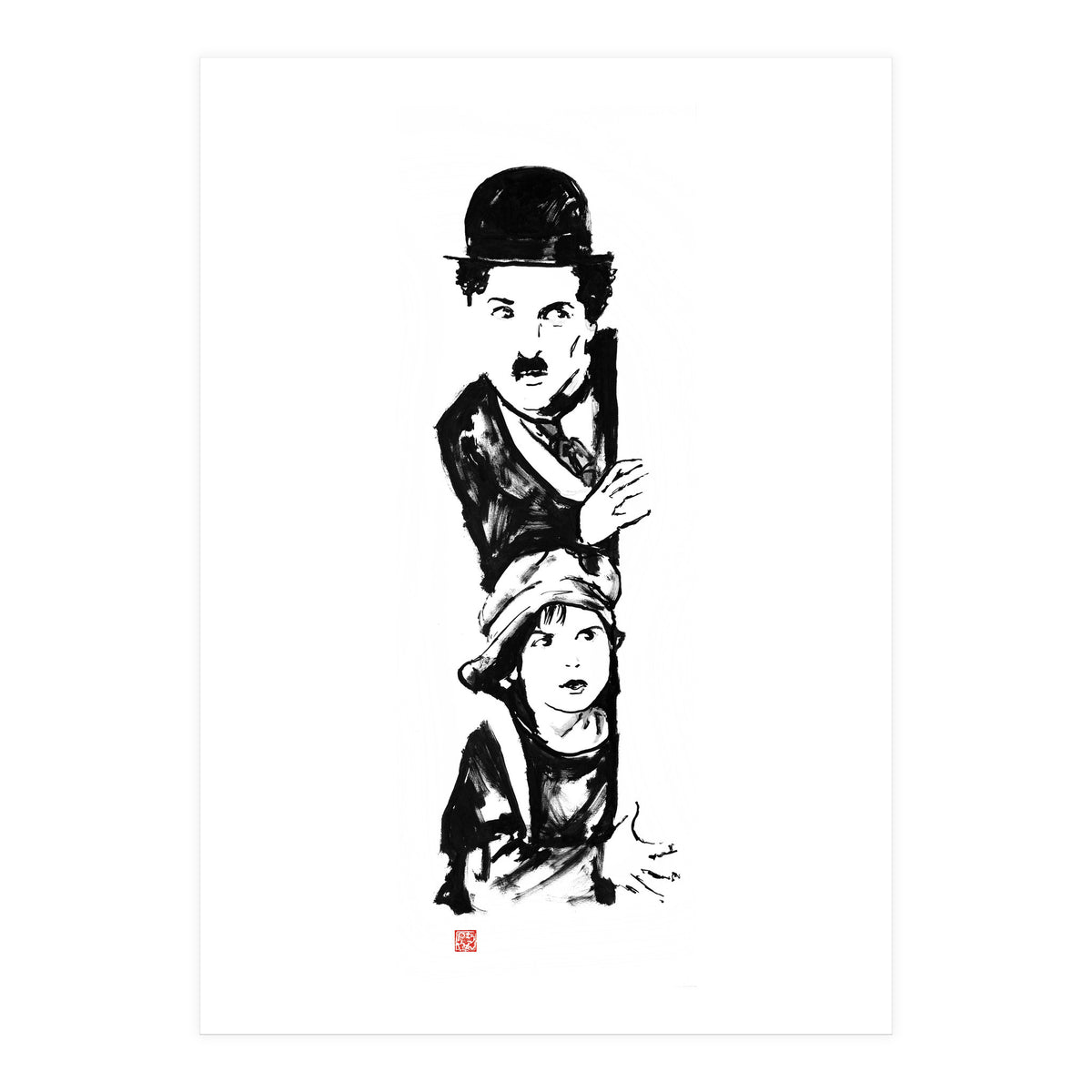 Charlie and the kid (Print Only)