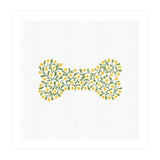 Floral Dog Bone (Print Only) thumbnail