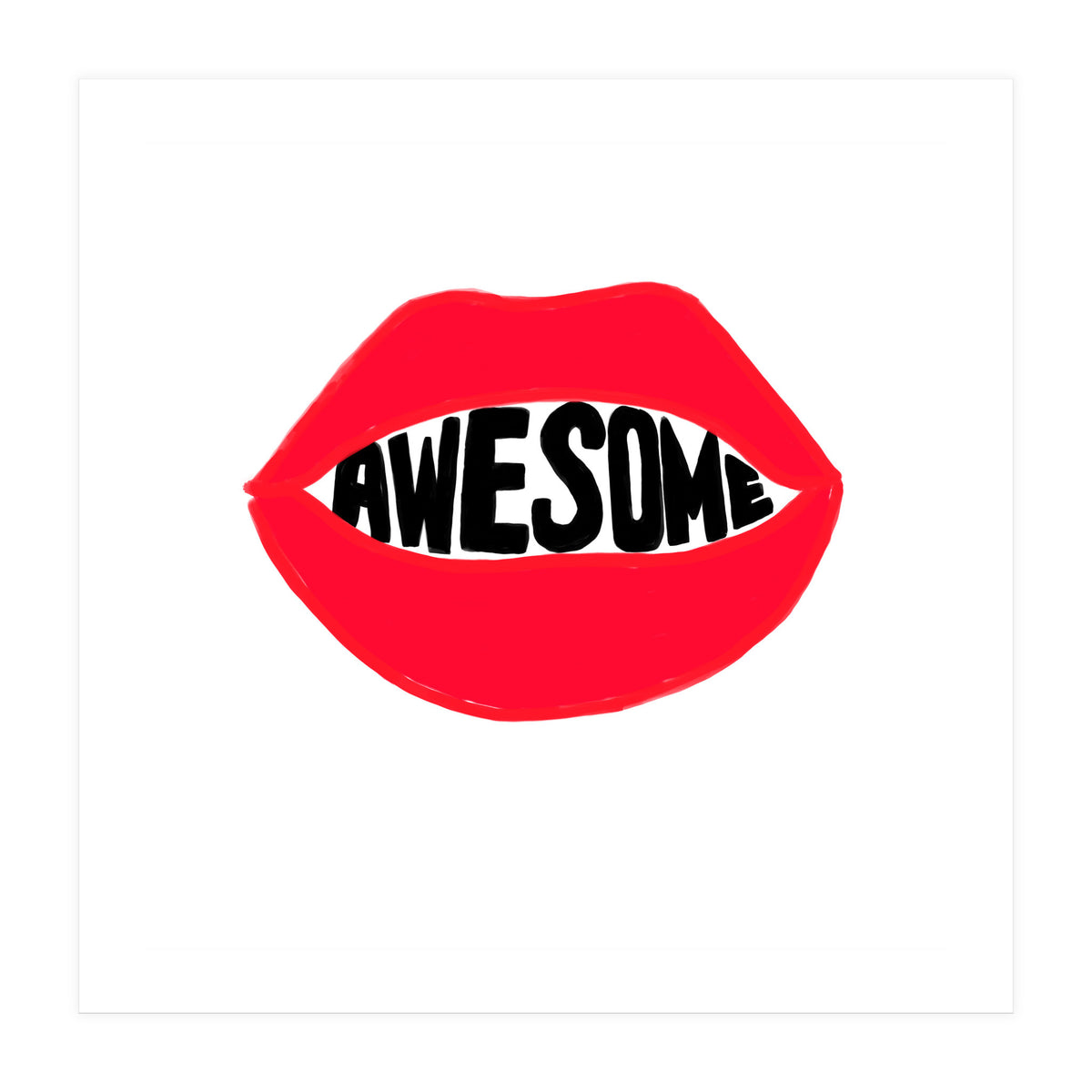 Say Awesome (Print Only)