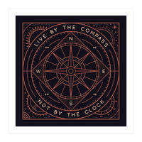 Live By The Compass (Print Only)