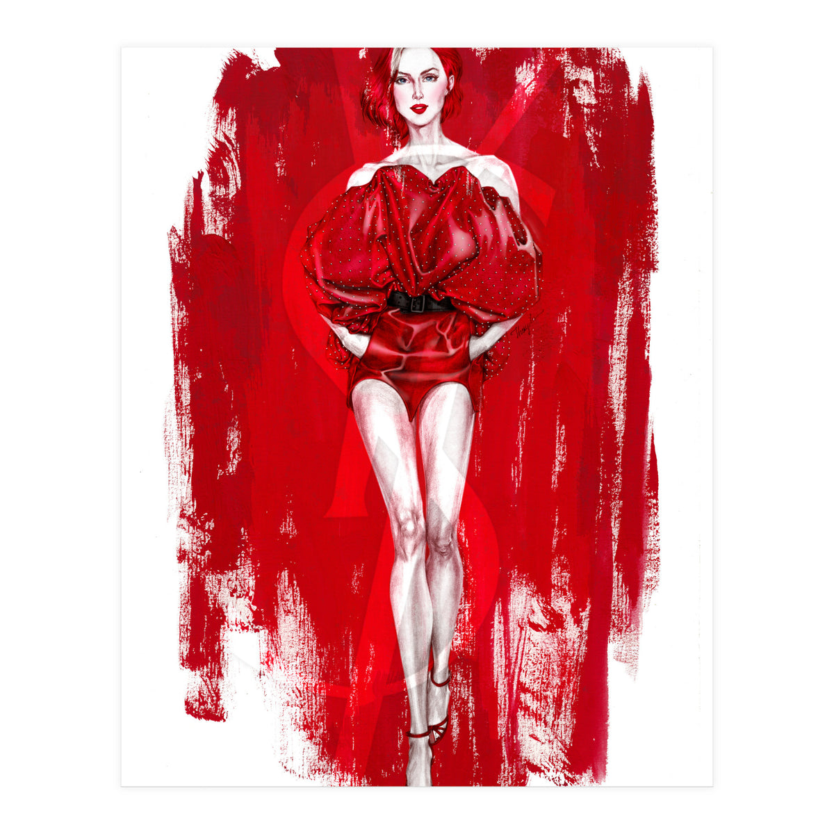 The Red Ysl (Print Only)