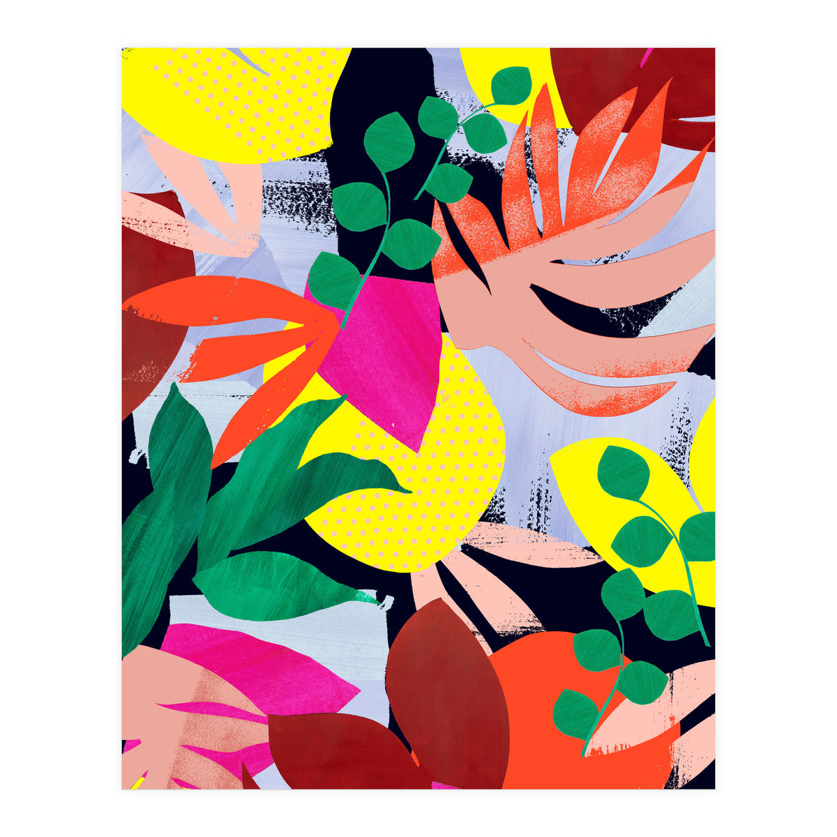 Abstract tropical (Print Only)