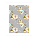 Botanical blooming with geometric 02 (Print Only) thumbnail