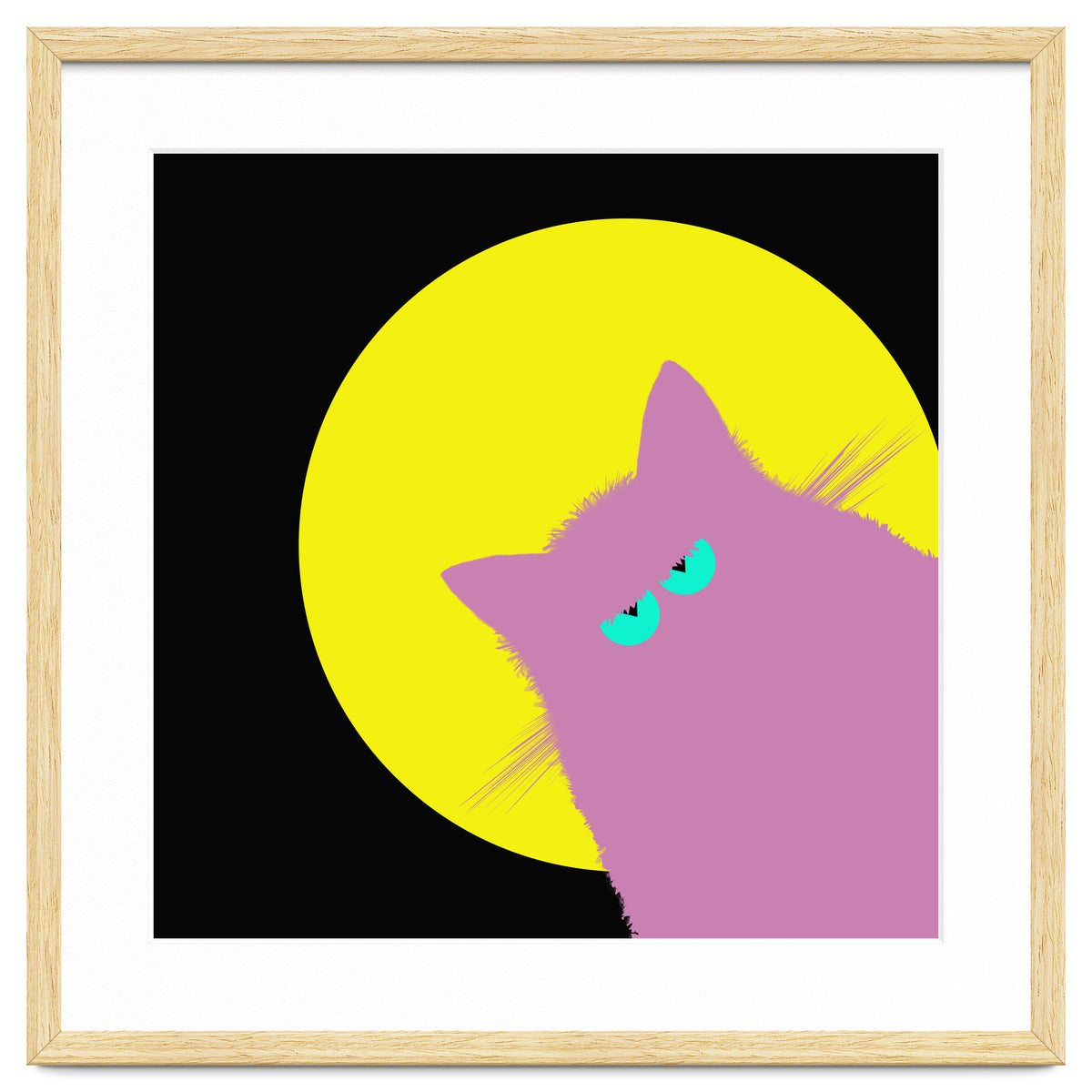 Full Moon Lilac Cat