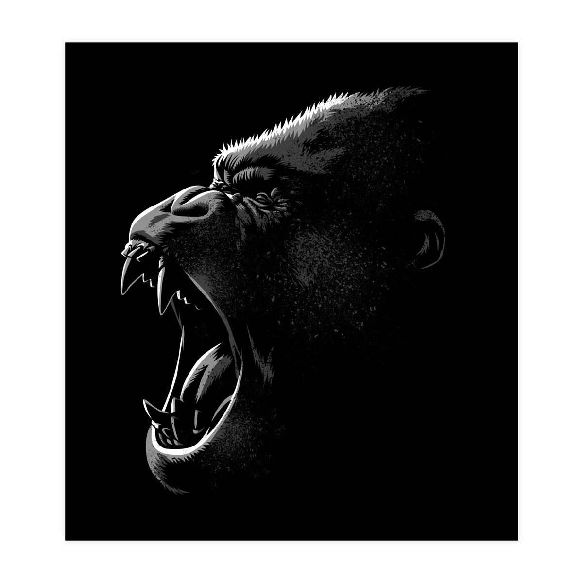 Gorilla Attack (Print Only)