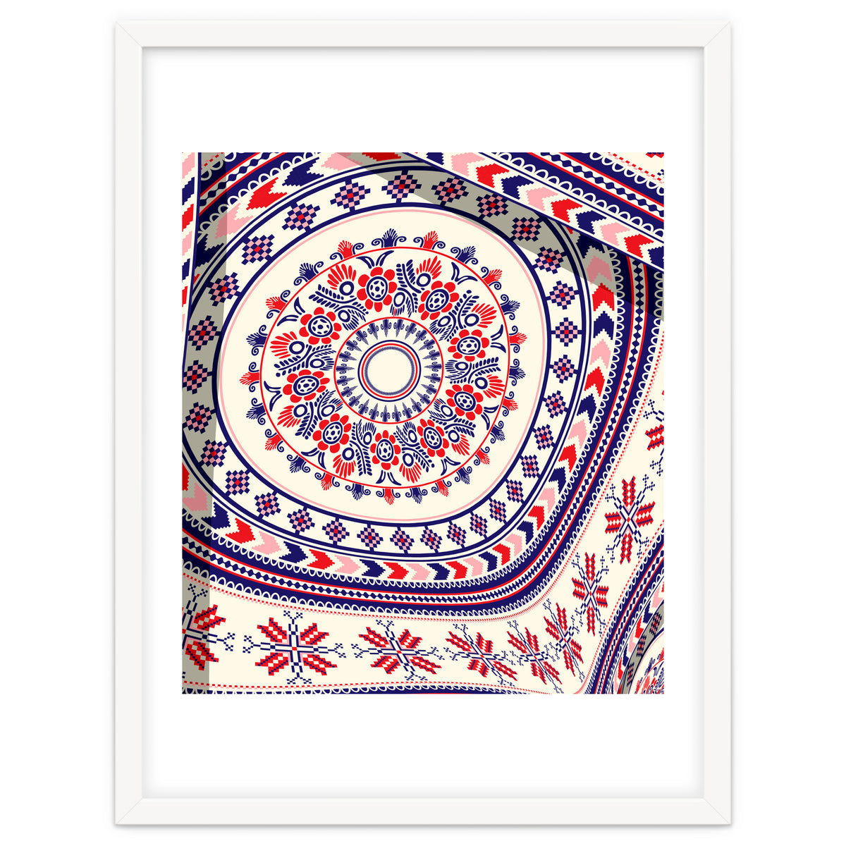Romanian embroidery background 22