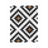 Urban Tribal Pattern No.16 - Aztec - Concrete and Wood (Print Only) thumbnail
