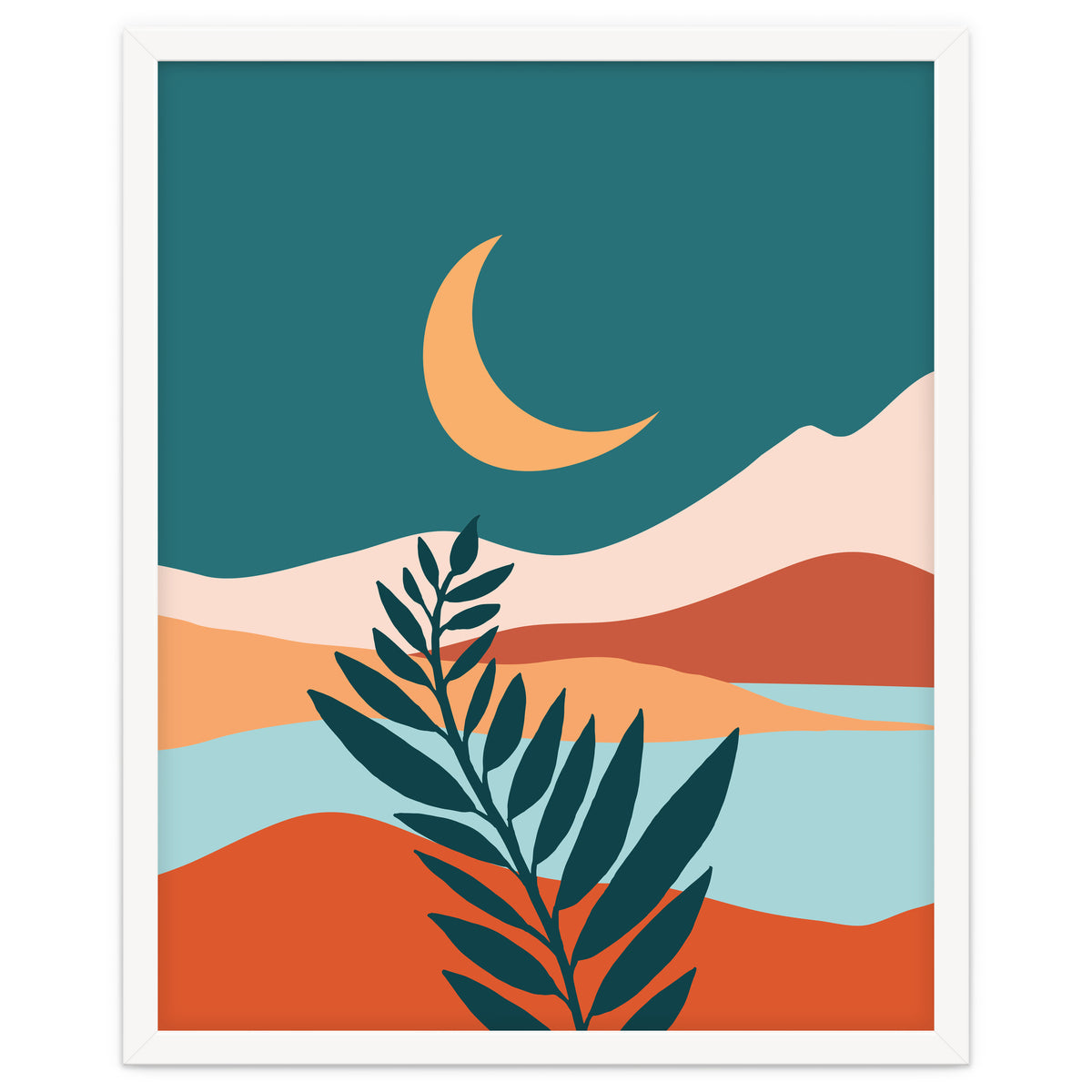 Moonlit Mediterranean