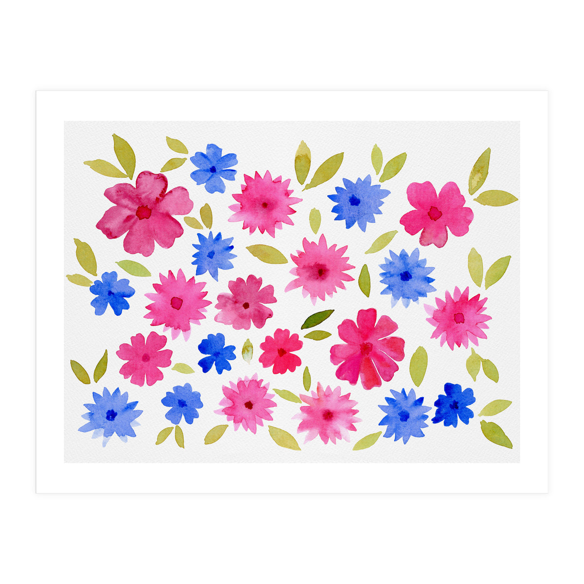Hippie Flowers (Print Only)