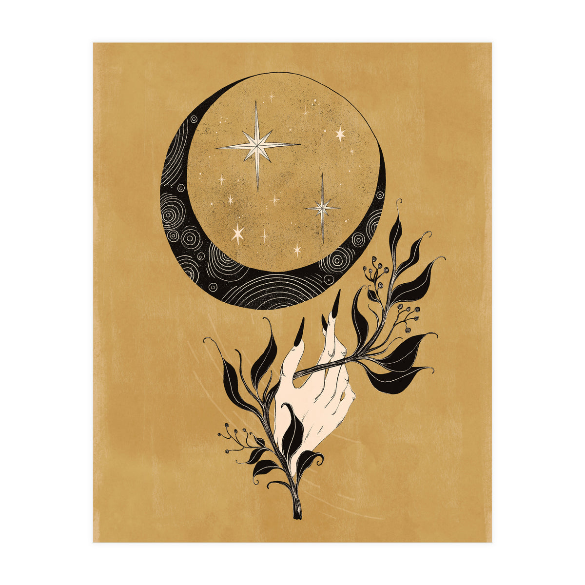 Wicked Hand With The Moon (Print Only)