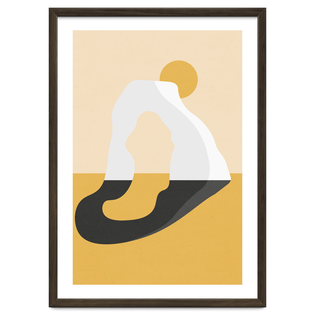 Abstract Arch - Golden Desert