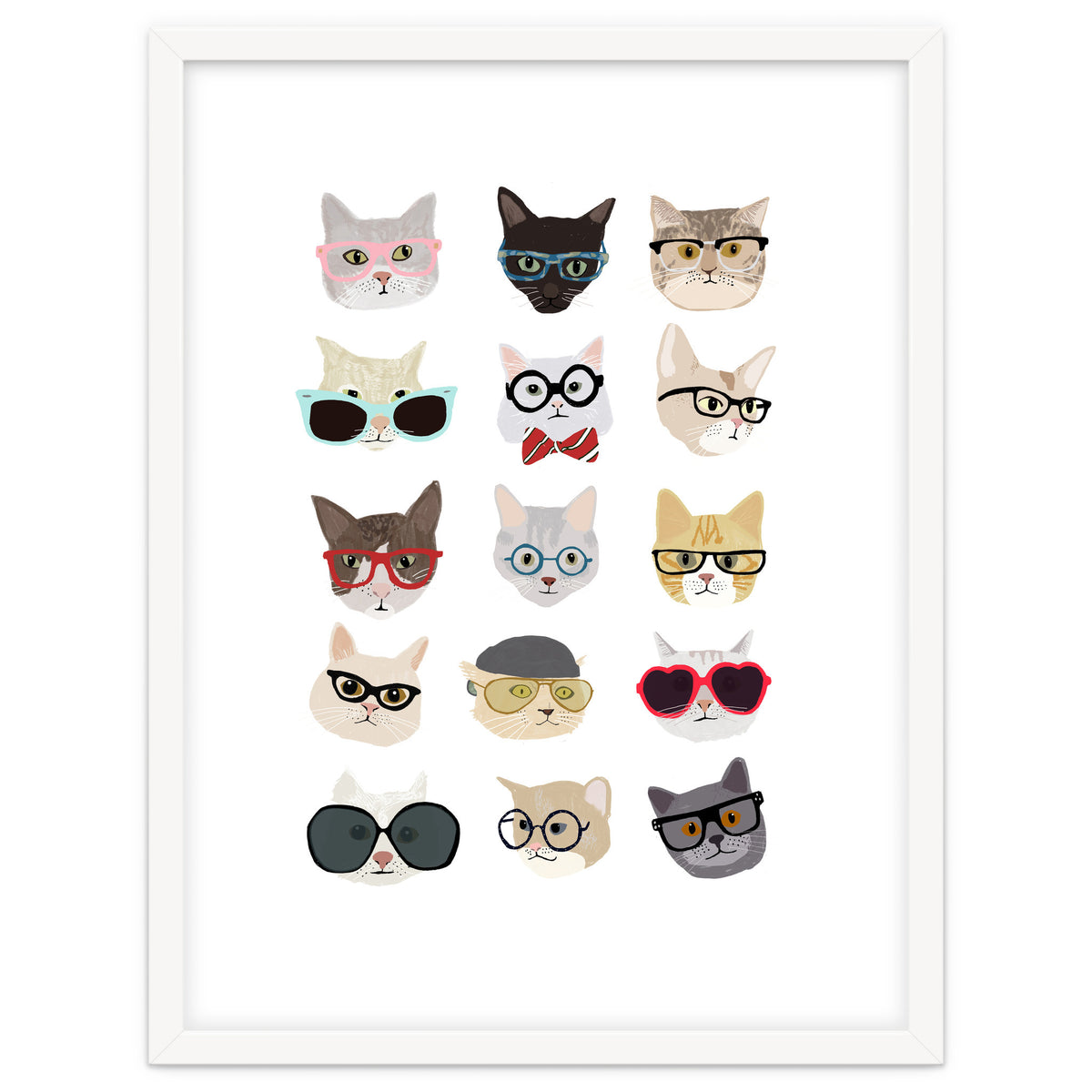 Cats in Glasses